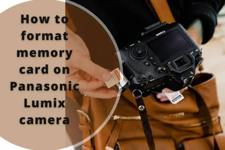 How To Format Memory Card On Panasonic Lumix Camera