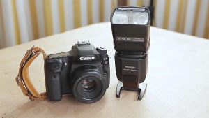 how to set up slave flash canon