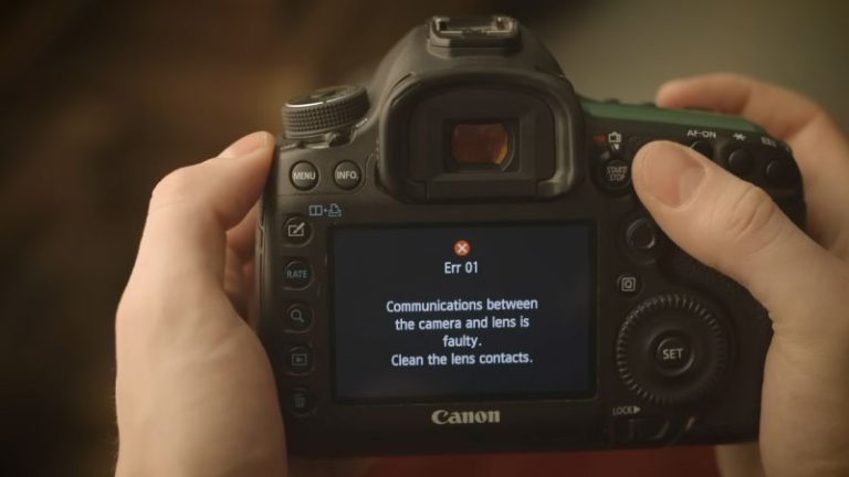 Canon Camera ERROR 01: Causes and Solutions