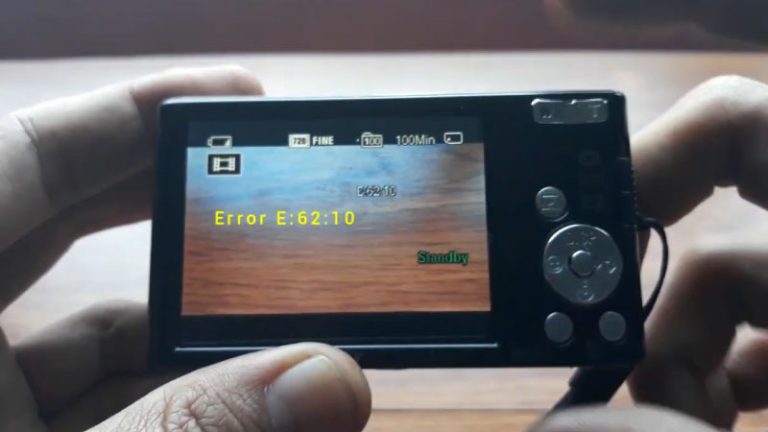 Sony Camera Error e 62 10: Reasons and Solutions 